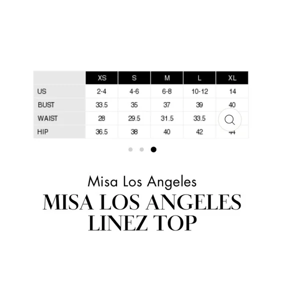NWT ~ MISA LOS ANGELES LINEZ TOP - Picture 9 of 10